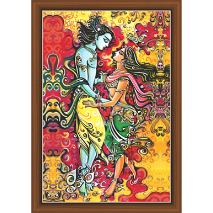 Radha Krishna Paintings (RK-9074)